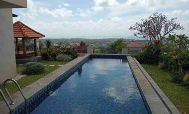 For sale AMAZING !! VILLA with Ocean Views, Airport View and GWK View at Bukit Bintang - Puri gading- Jimbaran