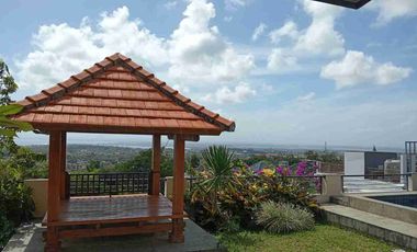 For sale AMAZING !! VILLA with Ocean Views, Airport View and GWK View at Bukit Bintang - Puri gading- Jimbaran