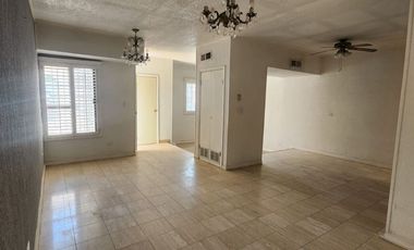Departamenyo en venta 3 recamaras 1.5 baños, villas primaveras, ciudad Juarez Chih.