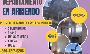 Departamento en arriendo