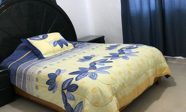 Renta de Estudio en Residencial Las Americas céntrico amueblado incluye internet  y agua