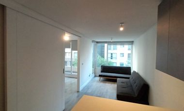 ARRIENDO Departamento1D1B semi amoblado, Metro Chile España