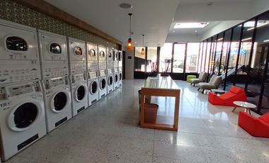 ARRIENDO Departamento1D1B semi amoblado, Metro Chile España