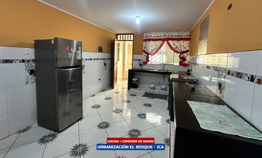 DEPARTAMENTO AMOBLADO 3ER PISO EN ALQUILER - URB. EL BOSQUE ICA