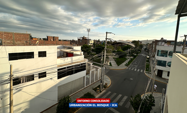 DEPARTAMENTO AMOBLADO 2DO PISO - URB. EL BOSQUE (ICA)