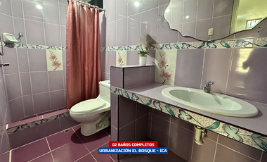 DEPARTAMENTO AMOBLADO 2DO PISO - URB. EL BOSQUE (ICA)