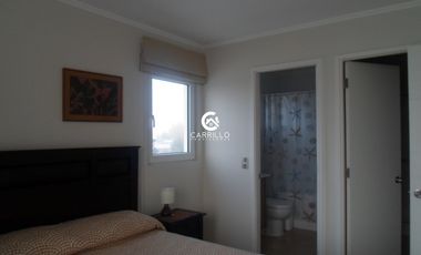 Arrendamos excelente depto amoblado con estacionamiento