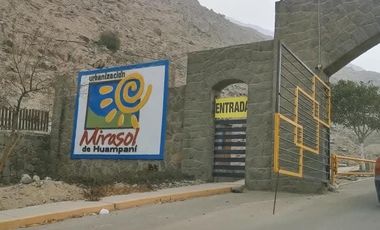 Terreno en Venta – Mirasol de Huampaní (Doble Frente)