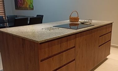 Departamento en renta en Playa del Carmen amueblado con alberca y seguridad