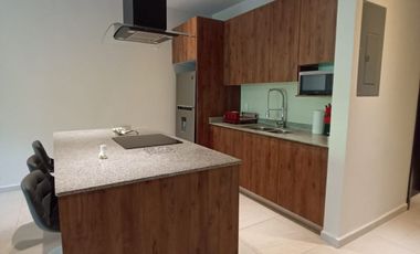Departamento en renta en Playa del Carmen amueblado con alberca y seguridad