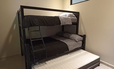 Departamento en renta en Playa del Carmen amueblado con alberca y seguridad