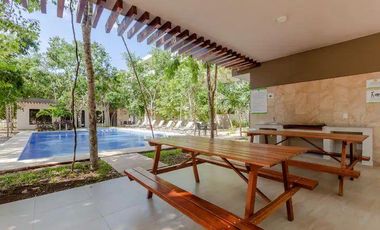 Departamento en renta en Playa del Carmen amueblado con alberca y seguridad