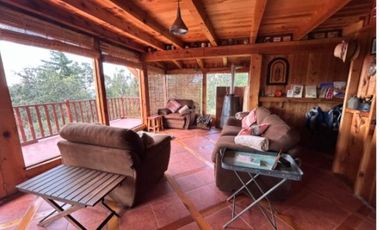 VENDO PRECIOSA CABAÑA DE MADERA EN TLALPUJAHUA, MICHOACAN