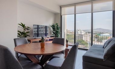 Te encantará este envidiable departamento amueblado, en la zona rosa de Guadalajara.