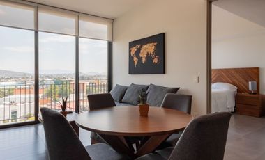 Te encantará este envidiable departamento amueblado, en la zona rosa de Guadalajara.