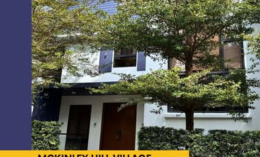 House and Lot For Rent in Mckinley Hill Village at Mckinley Taguig City