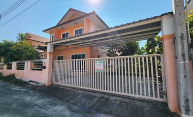 80571 - ขายบ้านเดี่ยว 2 ชั้น หมู่บ้านเทพนคร นิคมเกตเวย์ฉะเชิงเทรา 68 ตารางวา 3 ห้องนอน 2 ห้องน้ำ