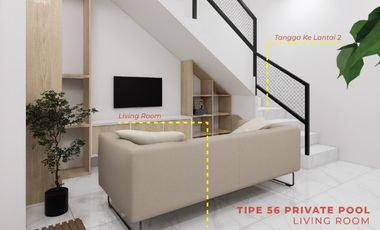 Villa Private Pool Passive Income & Bisa Dihuni