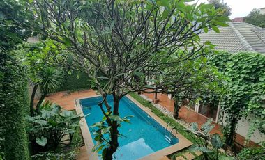 For Rent Mediterranean House, 4 BR Furnished with Pool - Location in Cipete, South Jakarta