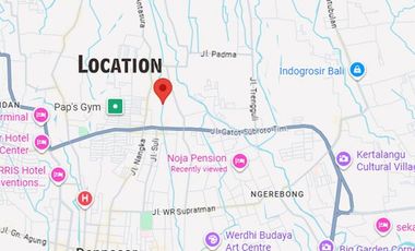 [AMR-254.PAS] Rumah Sewa 2 Kamar Furnished di Jalan Nangka Utara Tonja Denpasar