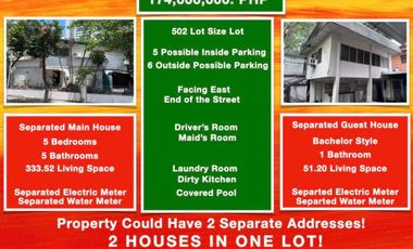Clean Title 5BR House & Lot FOR SALE at Bel-Air 2 Village Makati