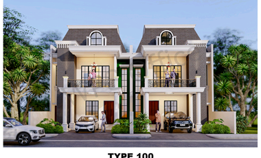 Rumah Cantik Cluster Mewah 2½ Lantai Design Modern Type 100 di Bukittinggi Sumatera Barat
