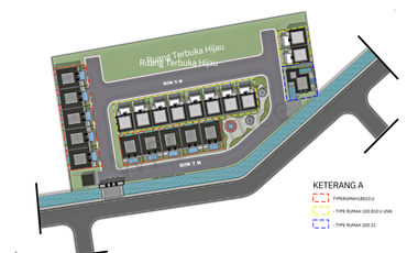 Rumah Cantik Cluster Mewah 2½ Lantai Design Modern Type 100 di Bukittinggi Sumatera Barat