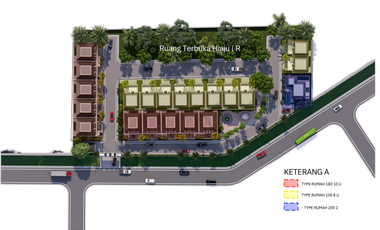 Rumah Cantik Cluster Mewah 2½ Lantai Design Modern Type 200 di Bukittinggi Sumatera Barat