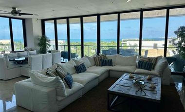 EN RENTA DEPARTAMENTO ESPECTACULAR CON VISTAS AL MAR AMUEBLADO Y EQUIPADO EN ALLURE PUERTO CANCÚN