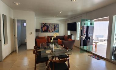 Departamento en renta, amueblado y equipado,en Lomas de Trujillo, Morelos