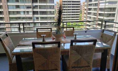 ARRIENDO DPTO AMOBLADO 250 MTS 4DORM 4BAÑ 2EST LAS CONDES