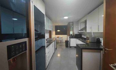 ARRIENDO DPTO AMOBLADO 250 MTS 4DORM 4BAÑ 2EST LAS CONDES