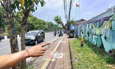 Tanah pinggir jalan utama Nusa Dua