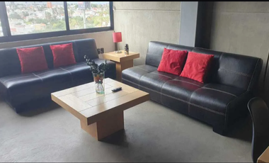 Renta departamento amuebaldo, privada loma linda