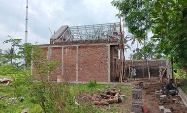 Rumah on progres bangun, legalitas SHM, PBG Selangkah ke Indo Mart