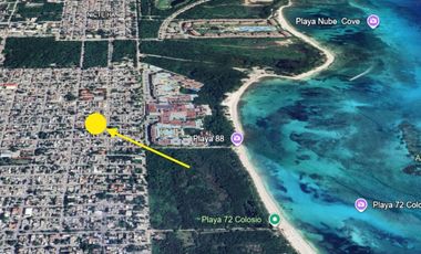 TERRENO EN VENTA A UNA CUADRA DE LA QUINTA AVENIDA.  Con alta plusvalía, a unos pasos de playas.