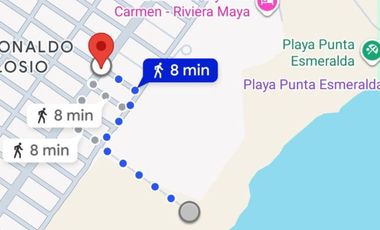 TERRENO EN VENTA A UNA CUADRA DE LA QUINTA AVENIDA.  Con alta plusvalía, a unos pasos de playas.