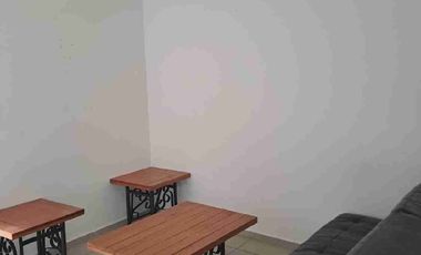 departamento planta baja amueblado, fraccionamiento zirandaro