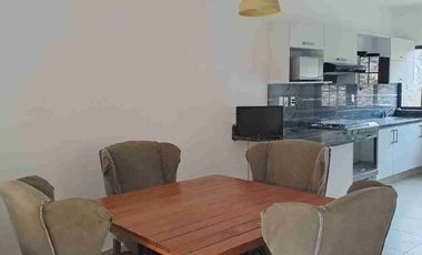 departamento planta baja amueblado, fraccionamiento zirandaro