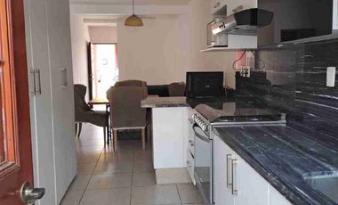 departamento planta baja amueblado, fraccionamiento zirandaro