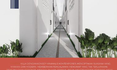 Villa 2 Lantai Eksklusif Konsep Modern, Cocok Hunian Nyaman & Investasi Menguntungkan