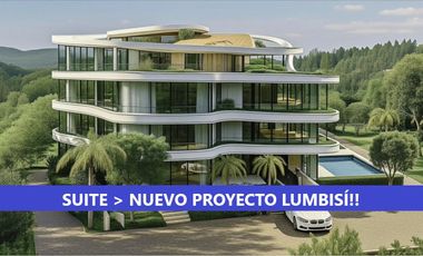 HERMOSA SUITE DE LUJO DE VENTA EN LUMBISÍ!! ENTREGA ENERO DE 2027!!