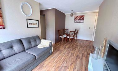 En arriendo departamento en condominio Jardín Prado