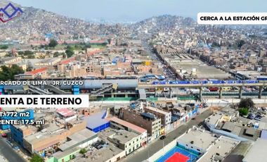 Venta Terreno / Lote en Barrios Altos S/ 2,471,558