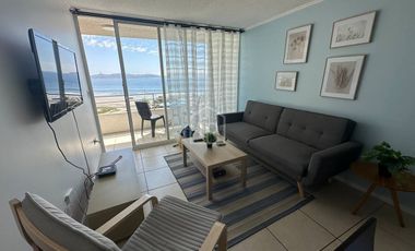 SE ARRIENDA DPTO. 2D/2B, AMOBLADO, MARZO A DICIEMBRE, 1RA LÍNEA, AVENIDA DEL MAR, LA SERENA