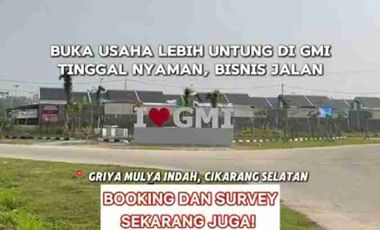 RUKI-Rumah kios, Type Ando, Griya Mulya Indah,solusi tepat untuk hunian dan usaha, serang baru, Cikarang selatan.