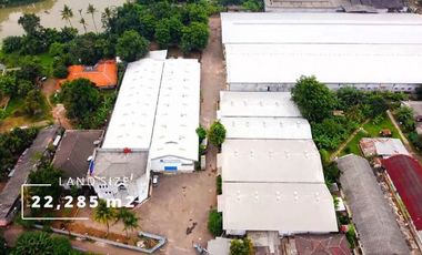 Gudang Cikokol Tangerang : LT 2.2 Ha, LB 1.2 Ha, Bagus Murah di tengah Kota