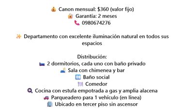 🏡 Departamento amplio de 2 dormitorios en arriendo – Norte de Quito