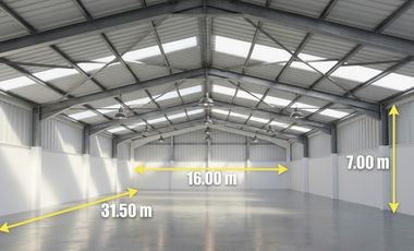 Bodega en Pre - Renta en Pachuca | 500 y 1,000 m² | Configurables