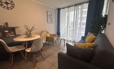 Arriendo departamento amoblado de un ambiente de marzo a diciembre 2026, sector Puerta del mar, La Serena